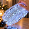 Світлодіодна гірлянда-нитка 100 м, 2000 LED, біле світло з пультом, IP44, срібний дріт